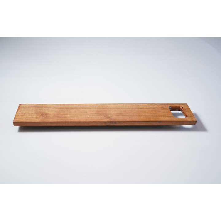 Casa Amarosa - Wholesale Cheese board - Handmade Teak Wood Charcuterie Board -17.9x3.6 Inch2