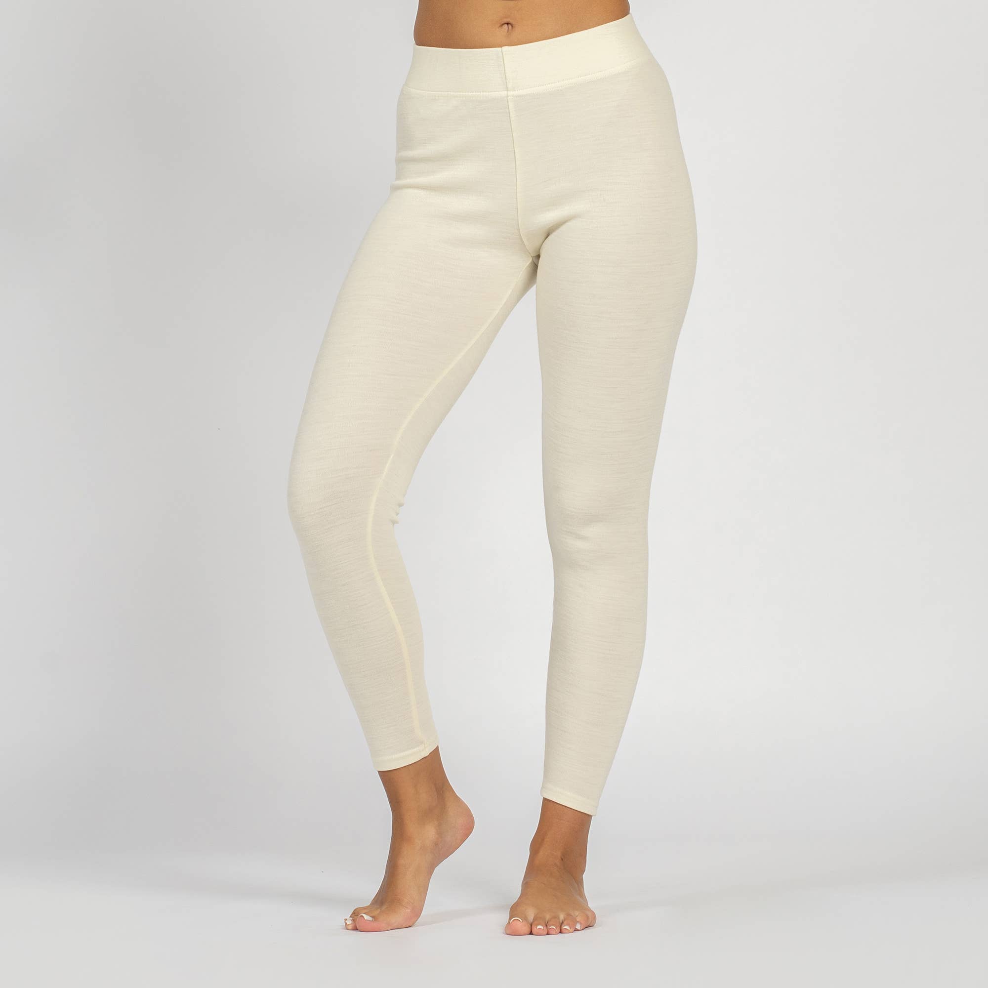 menique - Wholesale Athletic/Lounge Leggings - Women's - Women's Merino Wool Stretchy Black Leggings4