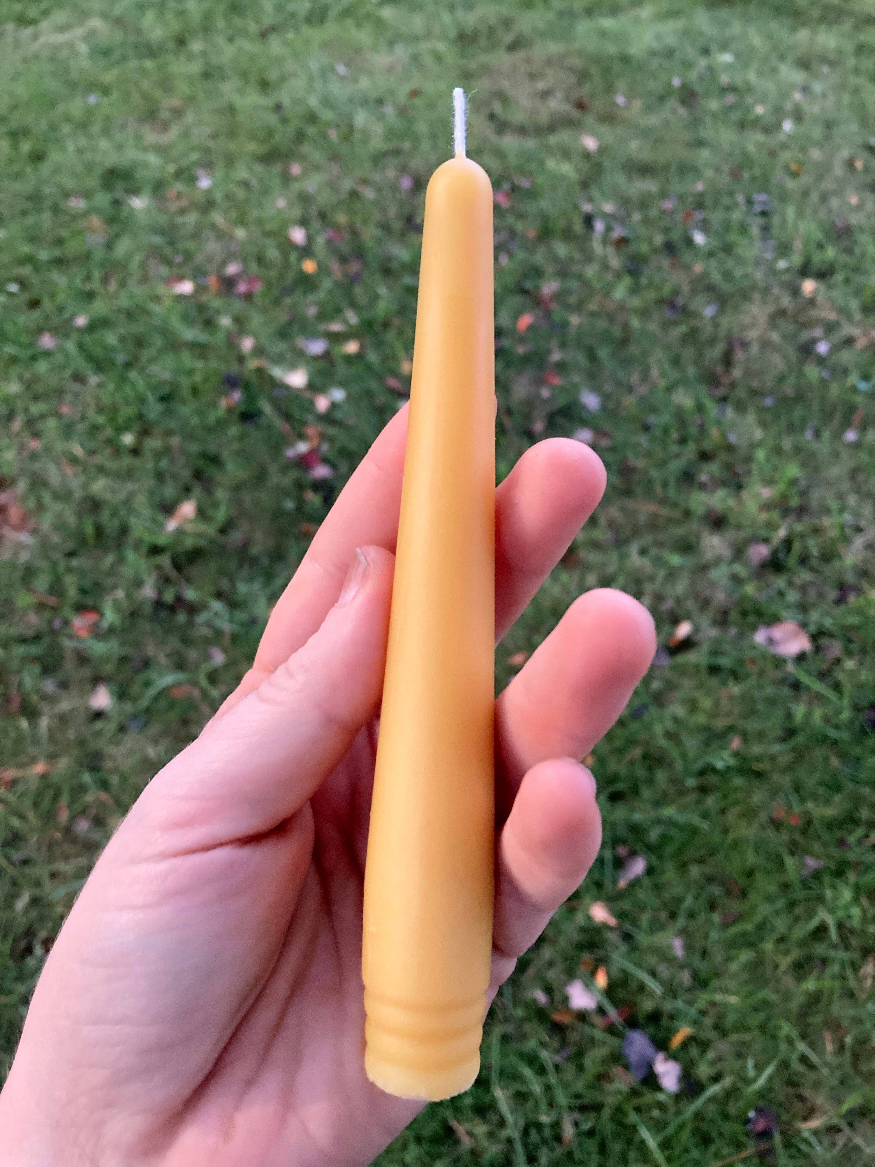 King Cobra Apiary Honey - Wholesale Tapered Candle/Candlestick - Beeswax Taper Candle - 6 Inch1