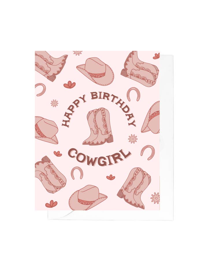Birthday Cowgirl Greeting Card for wholesale by Creative Kind