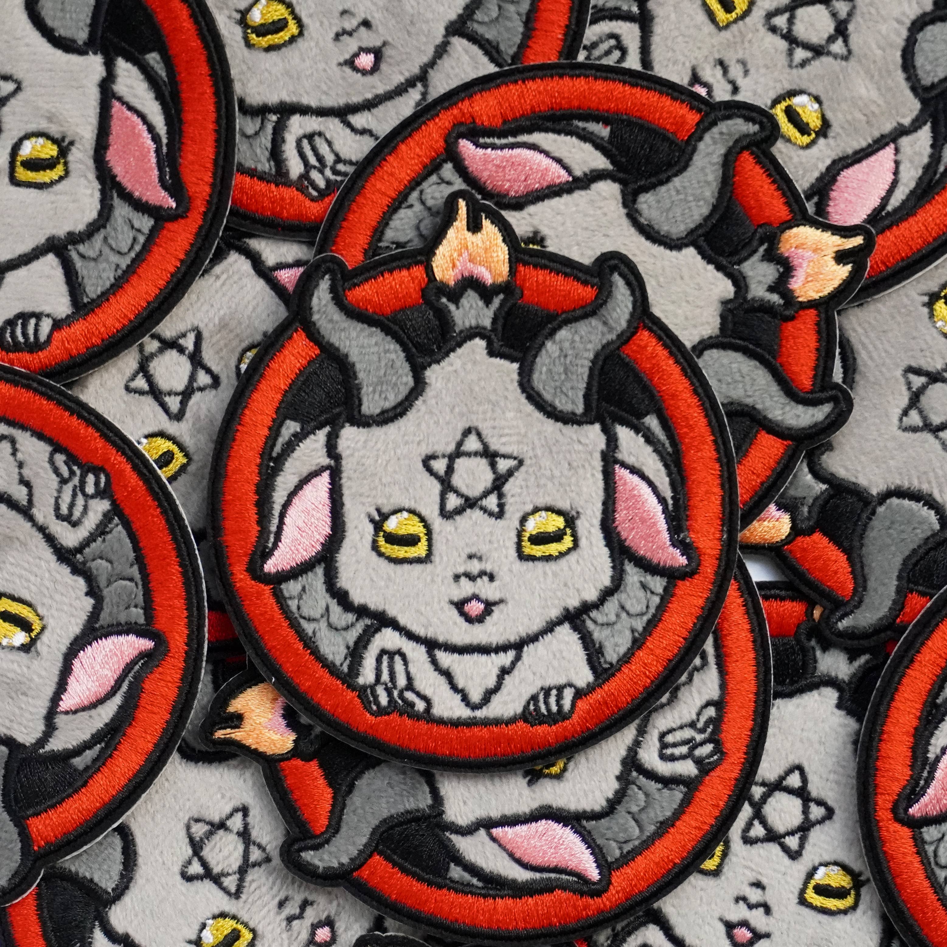 LuxCups Creative – Emblema por atacado – Patch Baphomet1