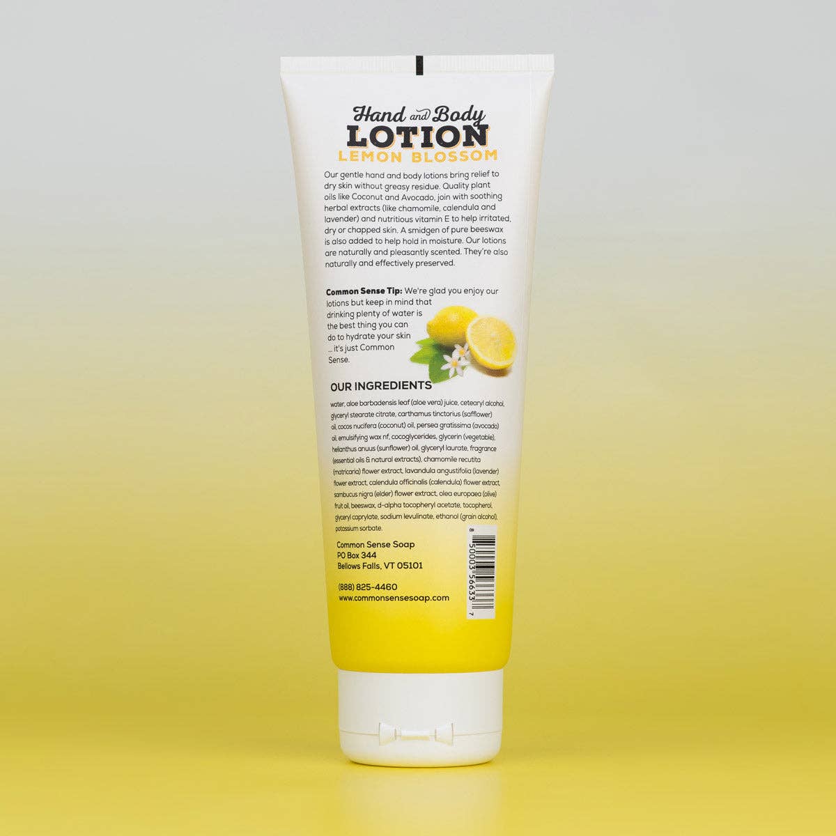 Common Sense Soap - Wholesale Hand & Body Lotion - Lemon Blossom Lotion 8 oz.1