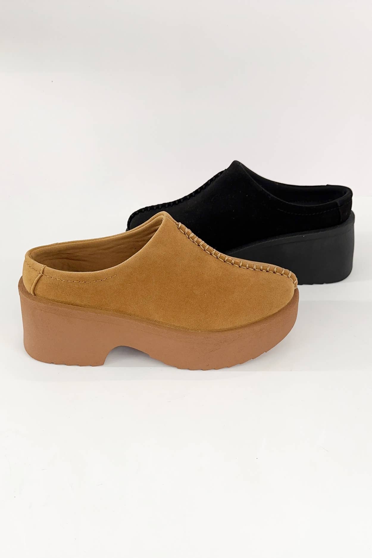 CCOCCI - Wholesale Booties - Women's - MENU-5 VINTAGE CLOG DESIGN PLATFORM COZY SLIPPERS0