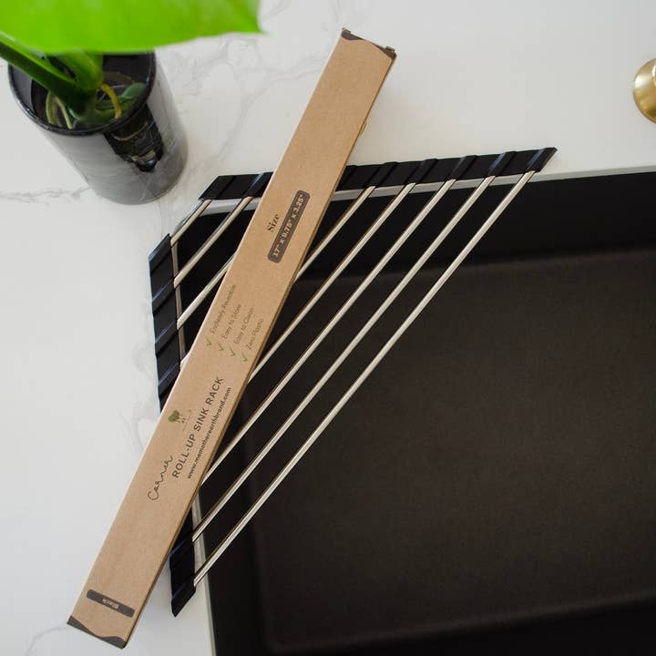 Me Mother Earth - Wholesale Kitchen storage/organiser - Corner Roll-Up Sink Rack | Shower Rack | Plastic Free4