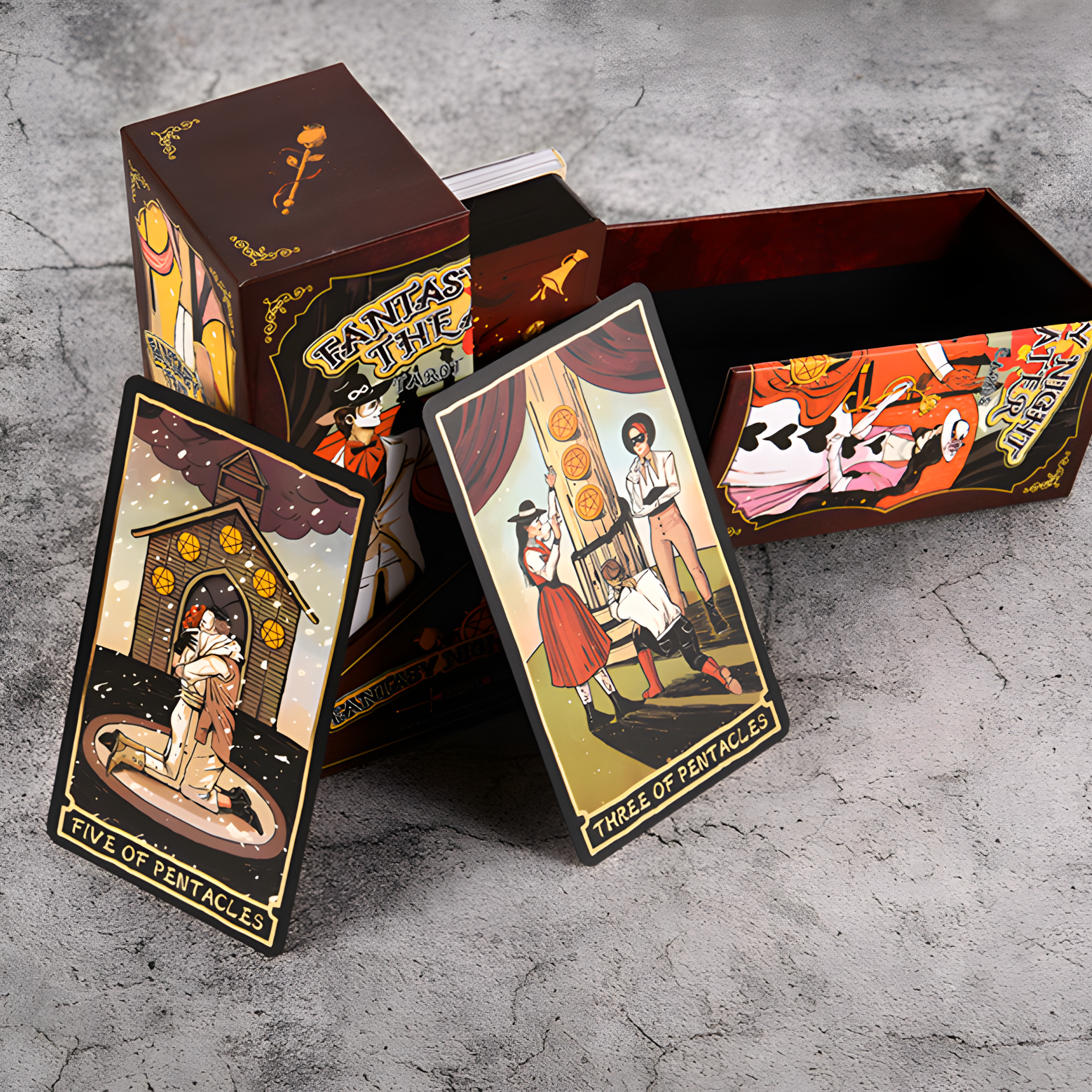 Vermilion Collection – wholesale Tarot cards – Fantasy Night Theater Tarot8