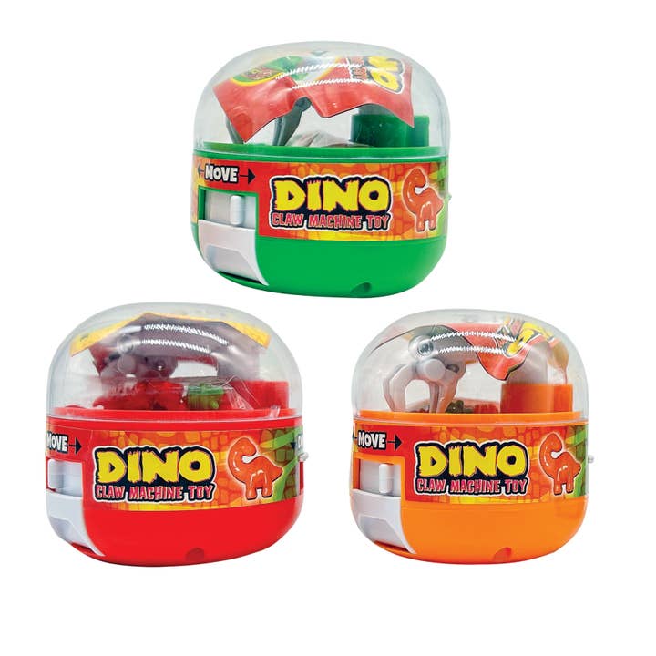 Geddes - Wholesale Classic Toy - Kids - DINO CLAW MACHINE TOY 12/DSP