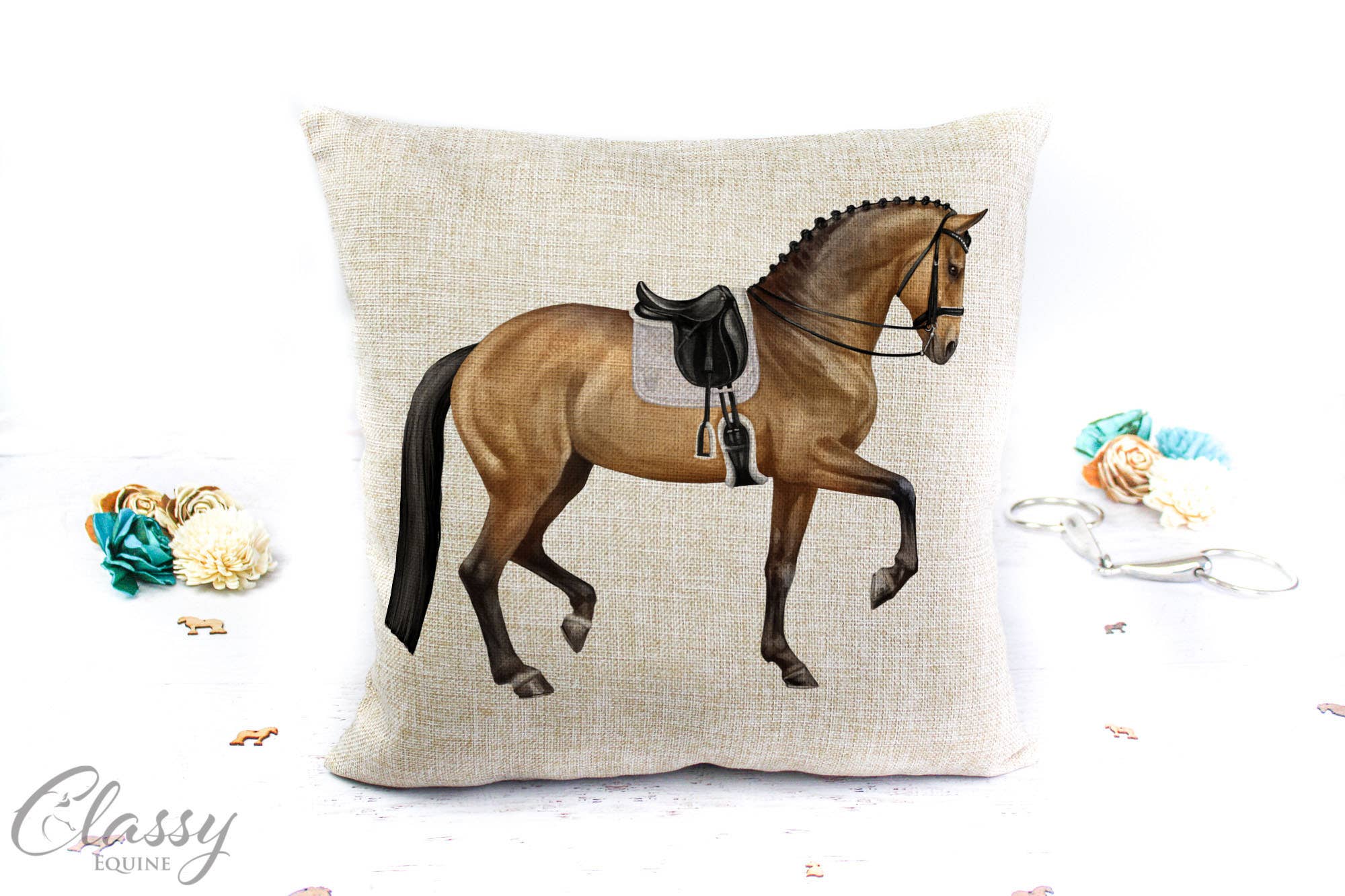 Classy Equine - Vente Housse de coussin - Housse de coussin cheval de dressage - Cadeaux équestres5
