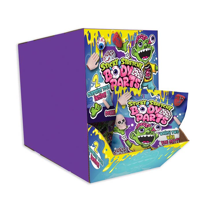Sticky Stretchy Body Parts Blind Bags for wholesale by Orb Toys