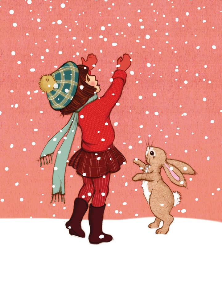 Postal a Apanhar Neve por atacado de Ollebol & Muis