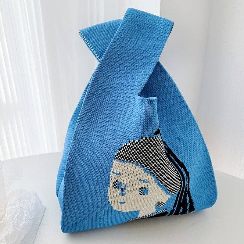 UZ Wholesale Store - Wholesale Tote Bag - Women's - Cartoon Animal Patterns Contrast Color Women Bags Woven Handbag1