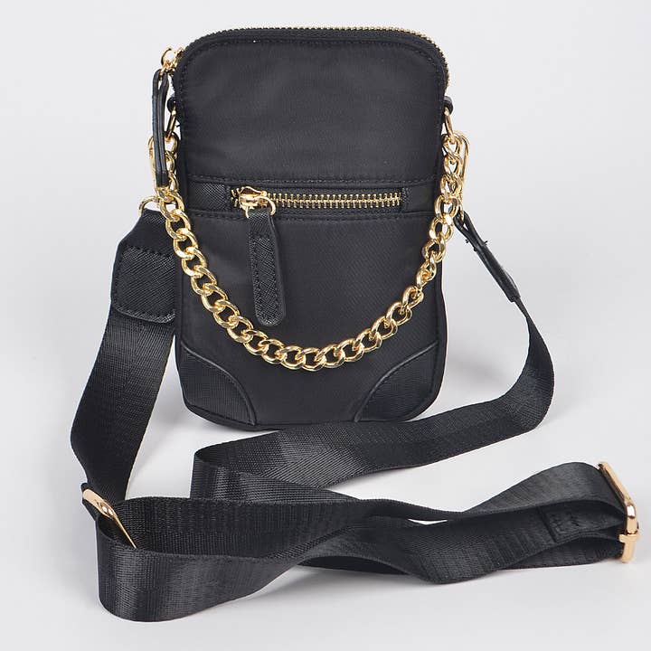 Bolso bandolera de nailon para teléfono móvil para venta al por mayor de 3AM BY H&D ACCESSORIES