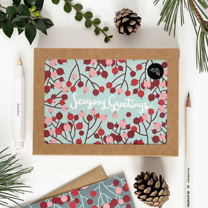 Säsongshälsningar & God Jul Kort Pack för wholesale av Lomond Paper Co