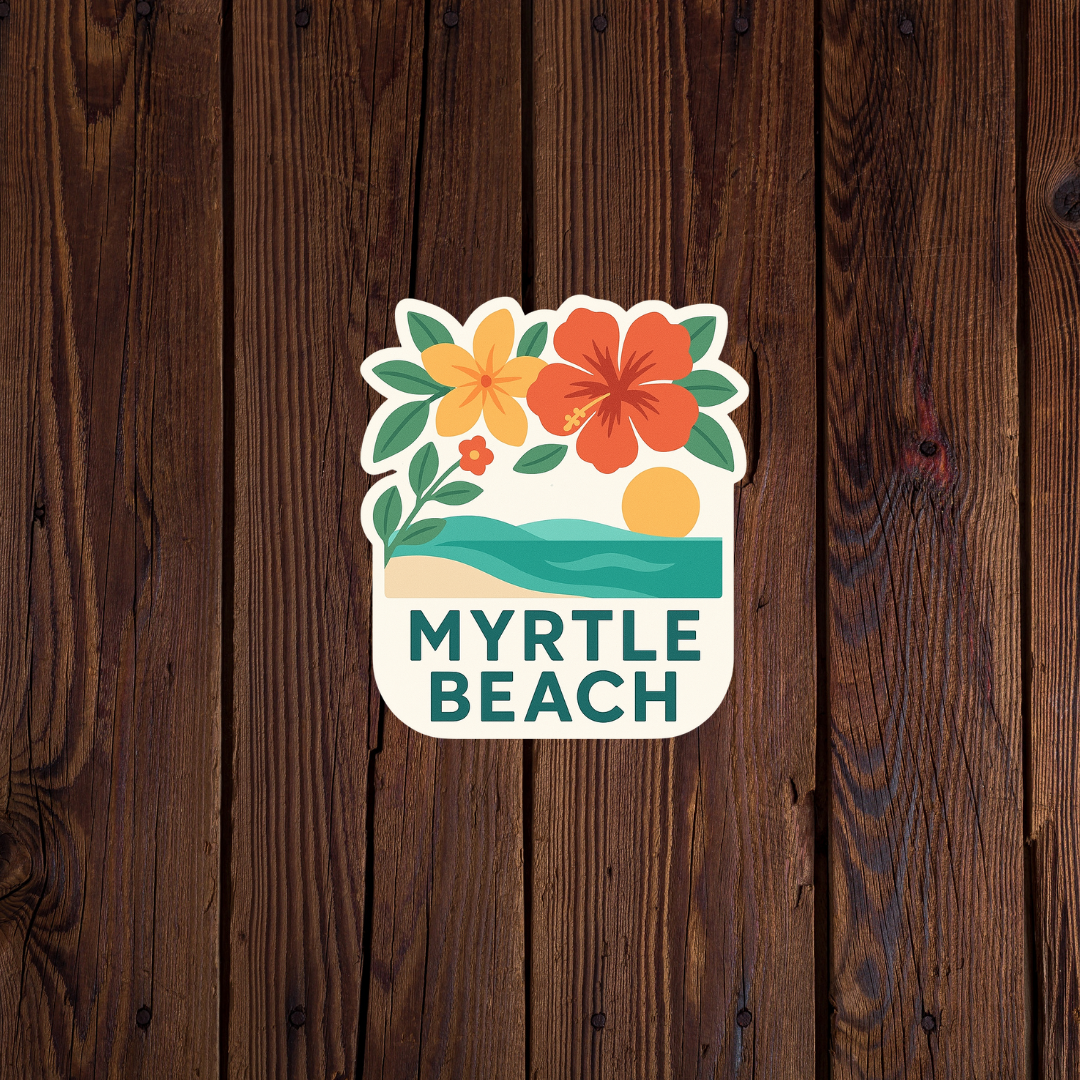 Kase Wear - Vente Autocollant - Autocollant Myrtle Beach1
