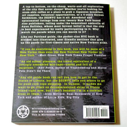 Microcosm Publishing & Distribution - Vente Voyages - Guide de Zinester à New York1