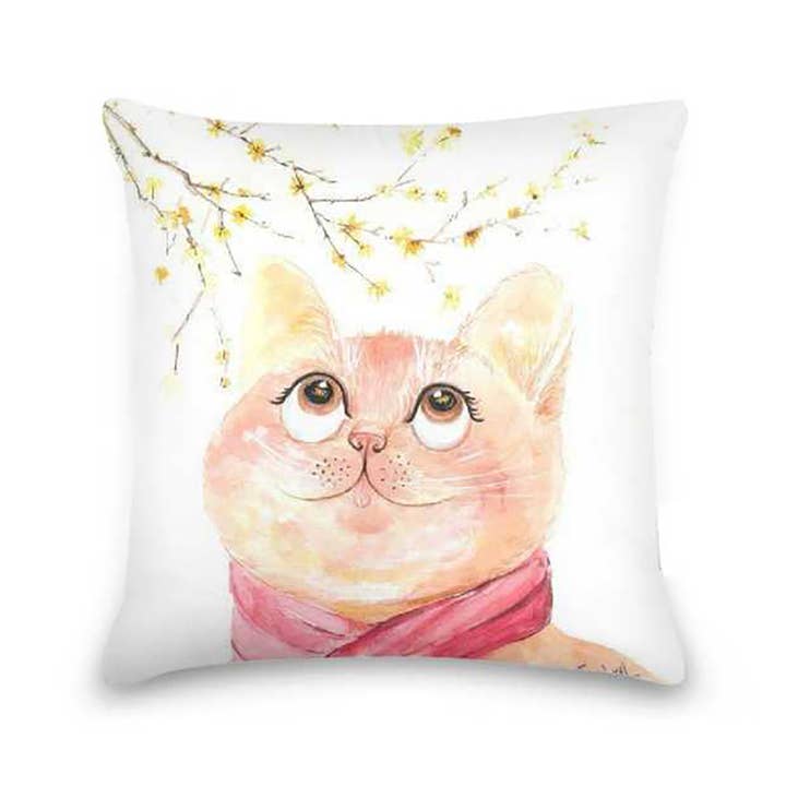 Cuscino decorativo per gatti 45,7 cm, cerniera con inserto bianco per la vendita all'ingrosso da parte di AH Bright