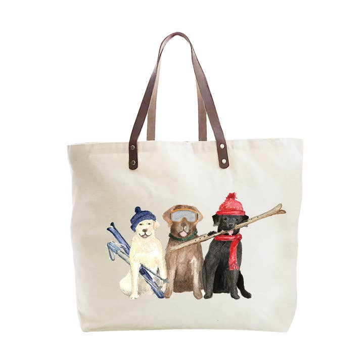 Bolsa grande Three Labs Skiing para venta al por mayor de Tina Labadini Designs