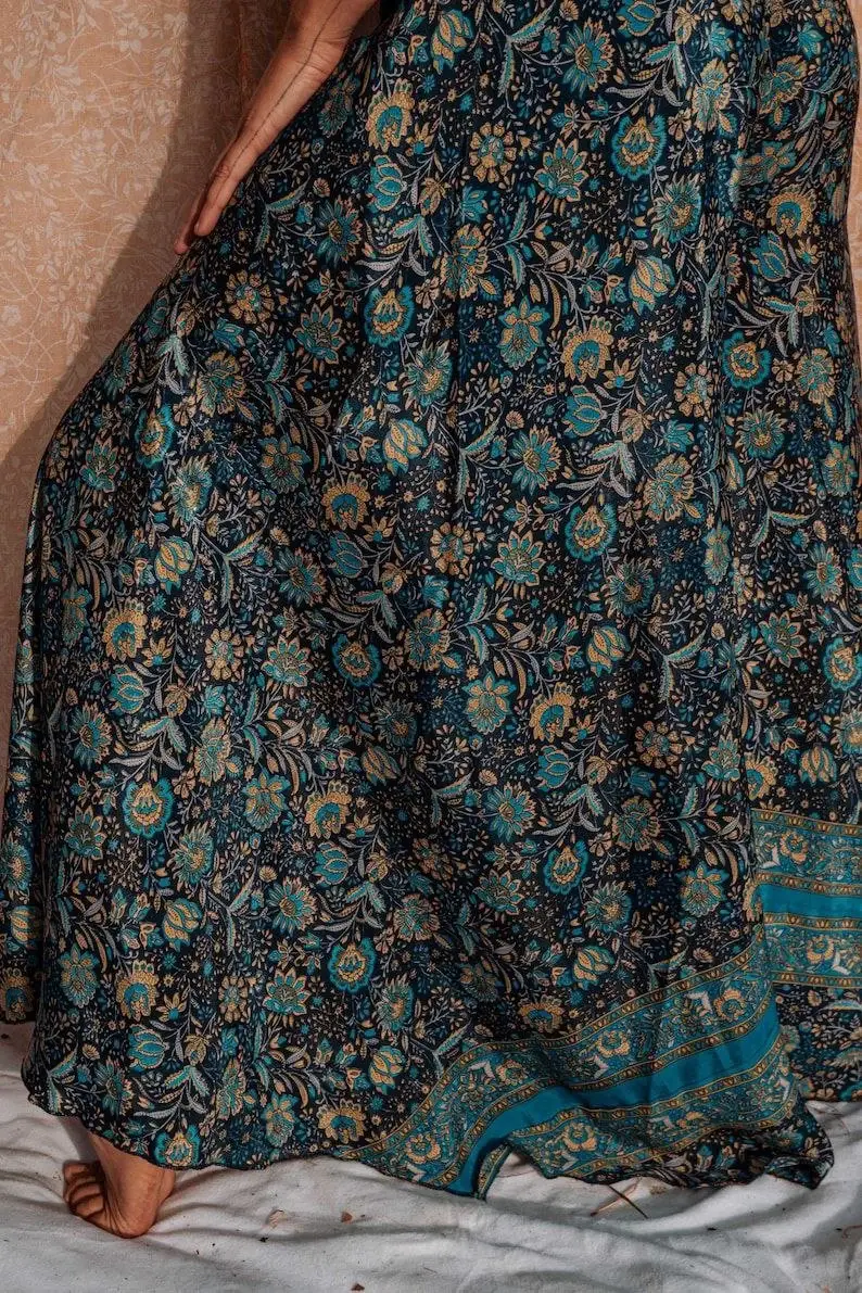 Bhawana Handicrafts - Wholesale Top & Pant Set (NOT Loungewear) - Women's - 5 Piece Lot, Hippie Boho 2 piece Top Pants Outfit Set Style6