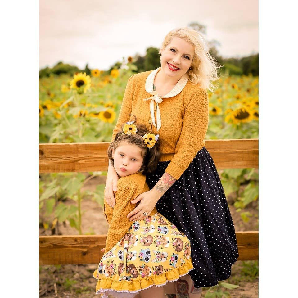 Mak – Engroshandel Cardigan - Dame – Mak 3/4-ærmet kort strikket cardigan med rund hals MK351434