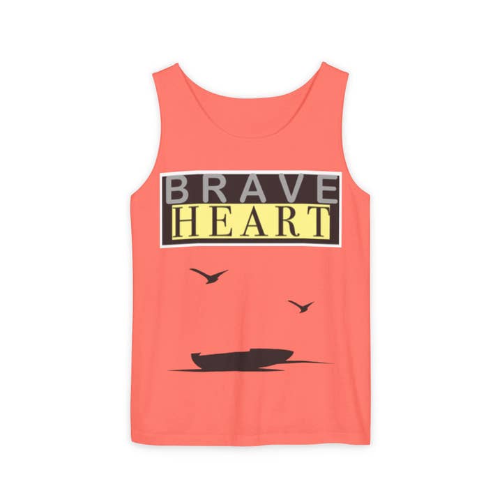 RC'nSONS - Wholesale Tank Top - Men's - Brave Heart Tank Top | Unisex Garment-Dyed Tee48