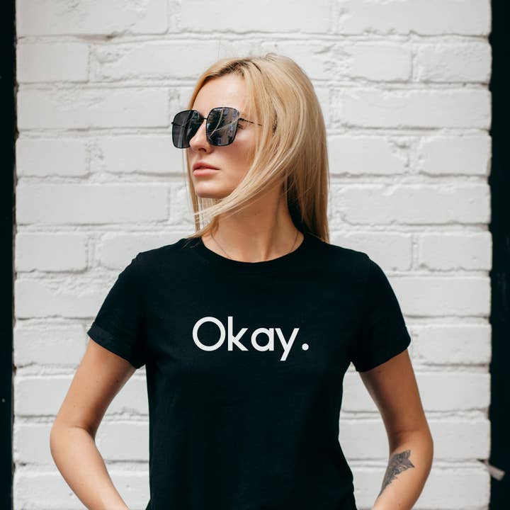 Okay Tee for wholesale by Slightly Shirtee