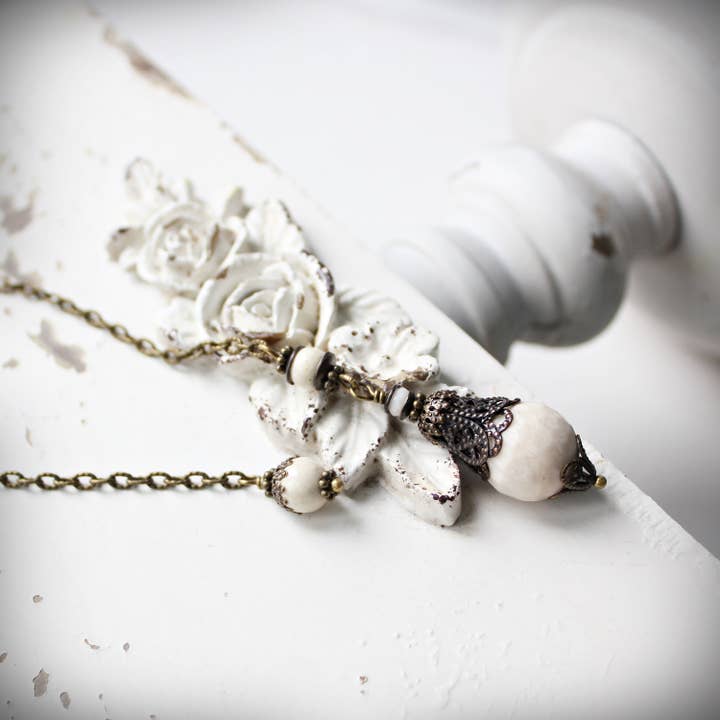 Petrified Wood Jewelry Pendulum | Grounding & Stability for wholesale by Circa 1890