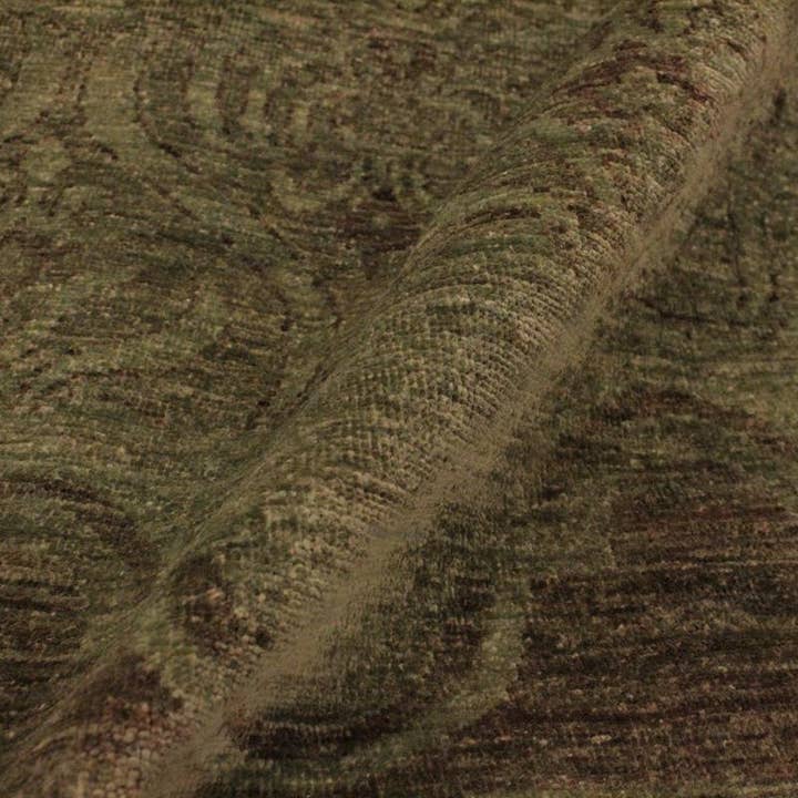 Over Dyed Luvenia Teal Green/Red Hand-Knotted Rug 7'8 x 9'10 for wholesale by Arshs Fine Rugs