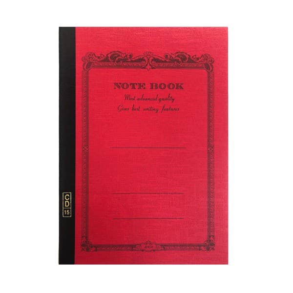 CD Notebook-A5 Lined Red for wholesale by Vevoke