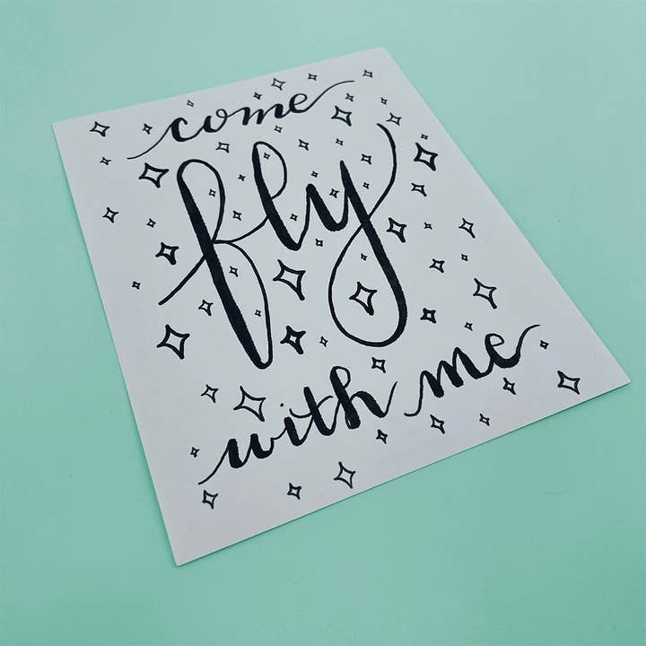 Draft Paper Co. - Wholesale Art Print - Art Print • Come Fly With Me2