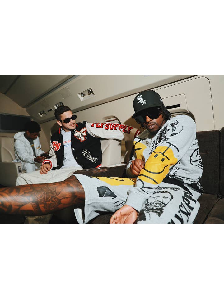 Heather Grey New Rich Crewneck Sweater (Heather Grey) for wholesale on Faire11