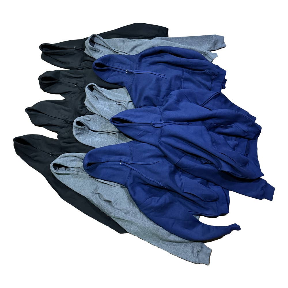 Factory Blanks – Hoodie – Unissexo por atacado – HOODIE PRETO 300GSM ALGODÃO POLIÉSTER FELPA - APENAS PARA O CANADÁ12