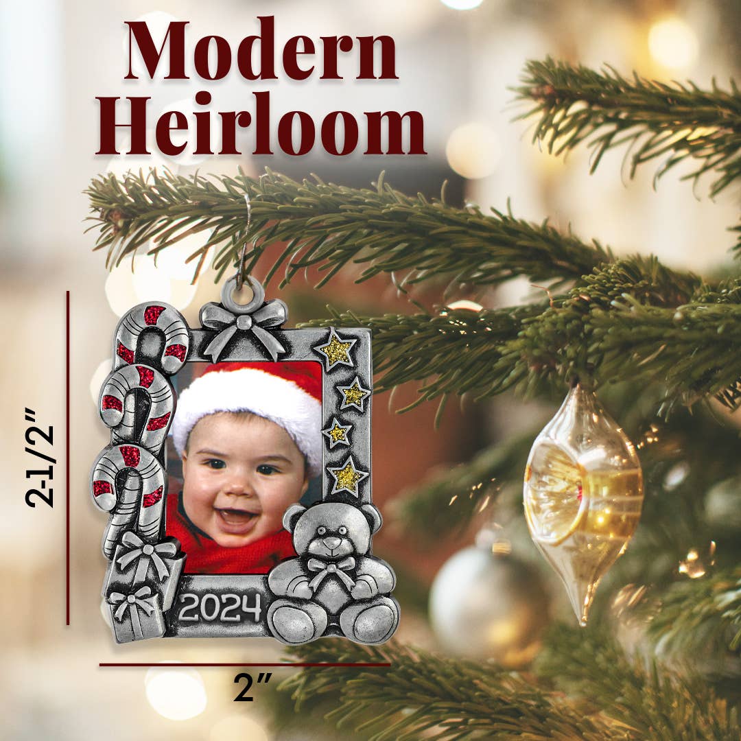 Gloria Duchin - Wholesale Ornament - Snoepstok Baby Foto Ornament6