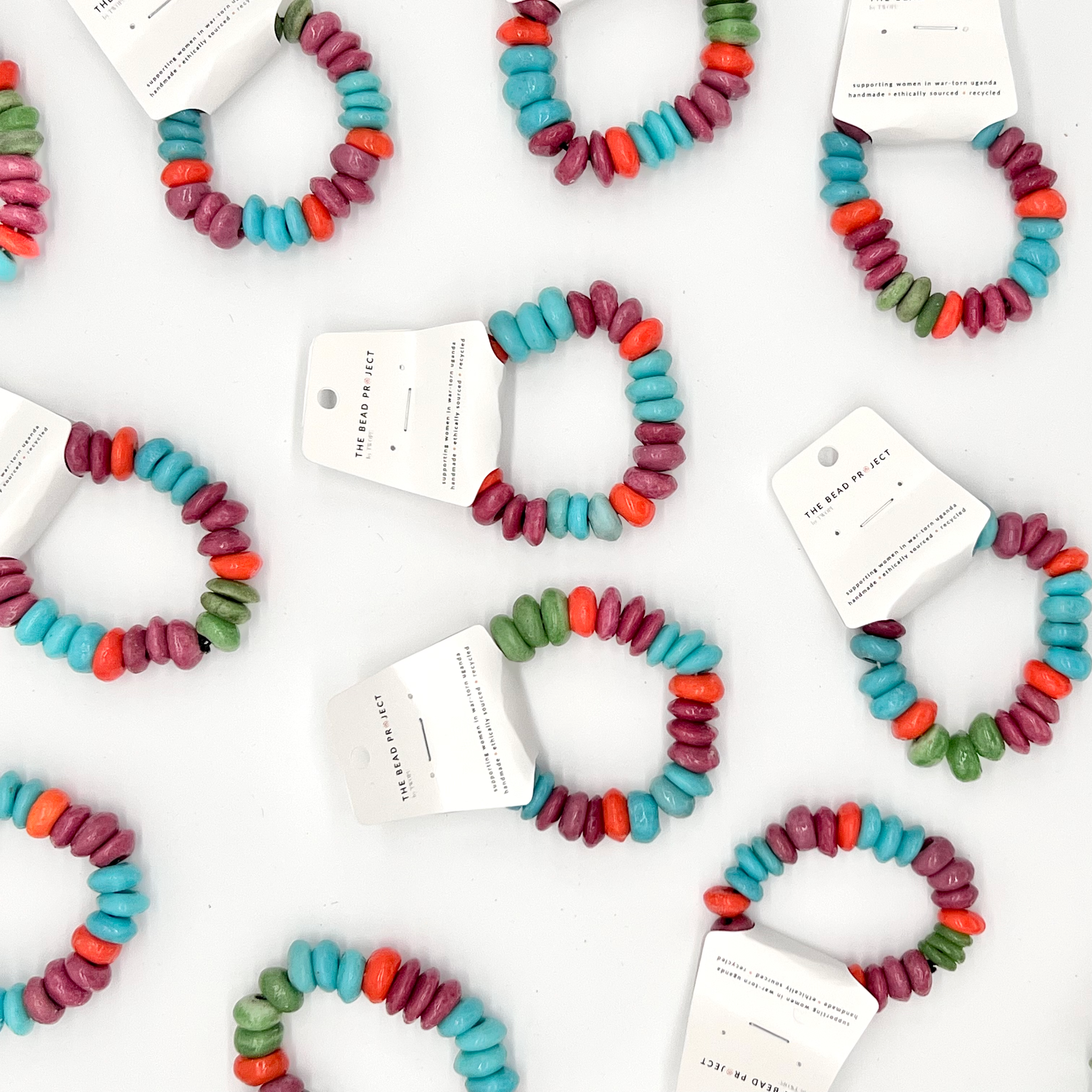 The Bead Project by TWOPU - Wholesale Beaded Bracelet - Chunky Glass Bracelet 11