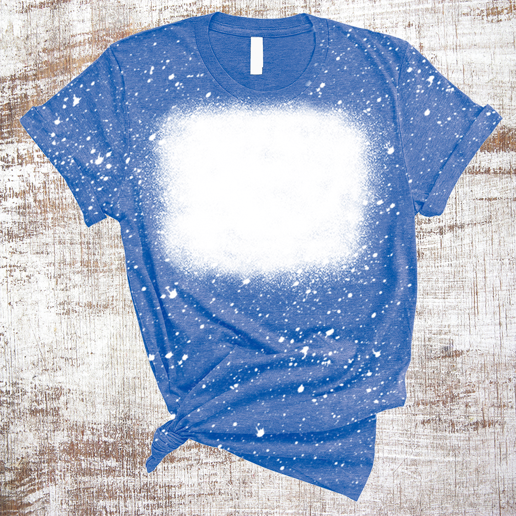 Sweet Tees - Wholesale Blanco T-shirt voor sublimatiedruk - Dames - Sublimatie blanco T-shirts gebleekt vierkant ontwerp1