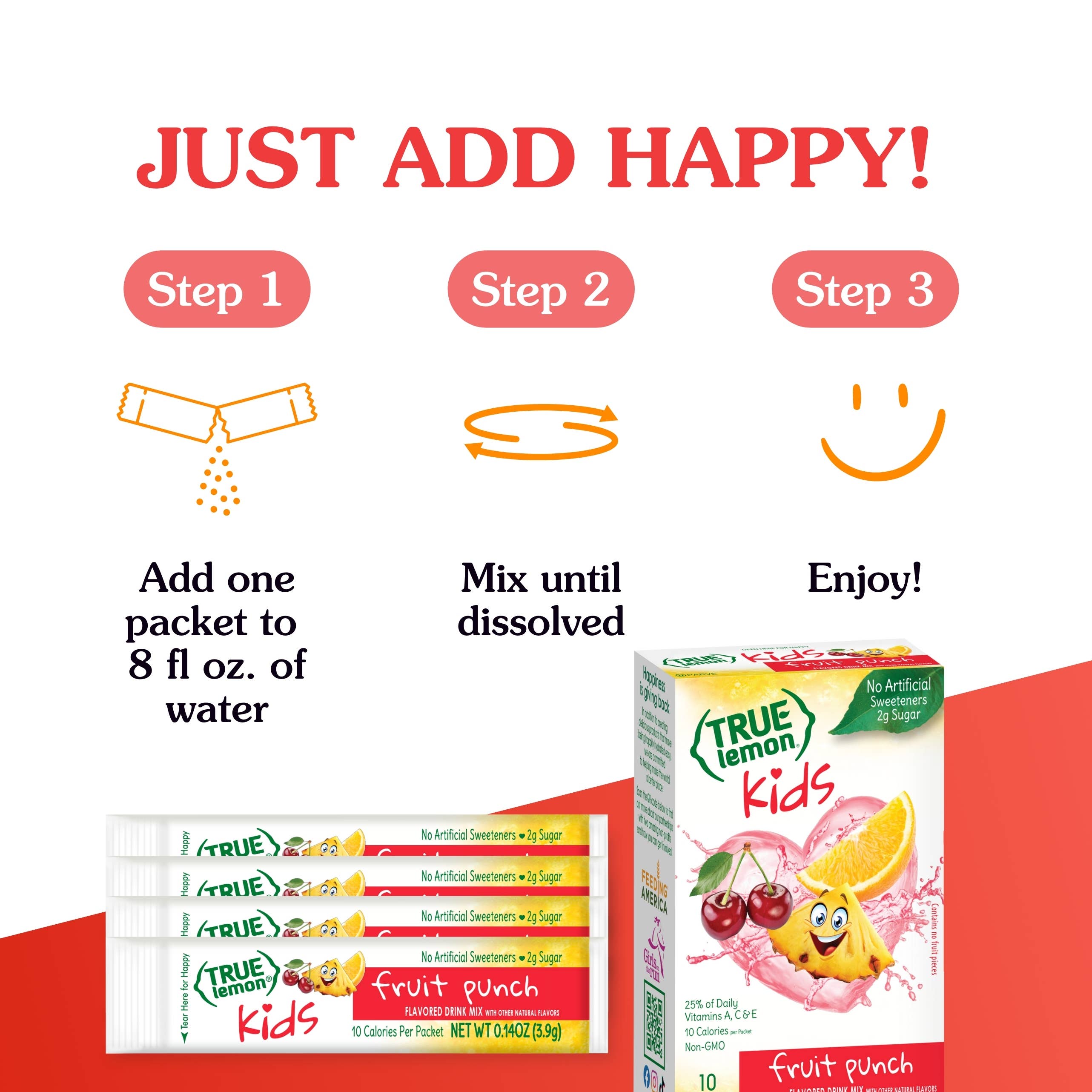 True Citrus - Venta al por mayor Preparados para bebidas - Ponche de frutas True Lemon Kids4