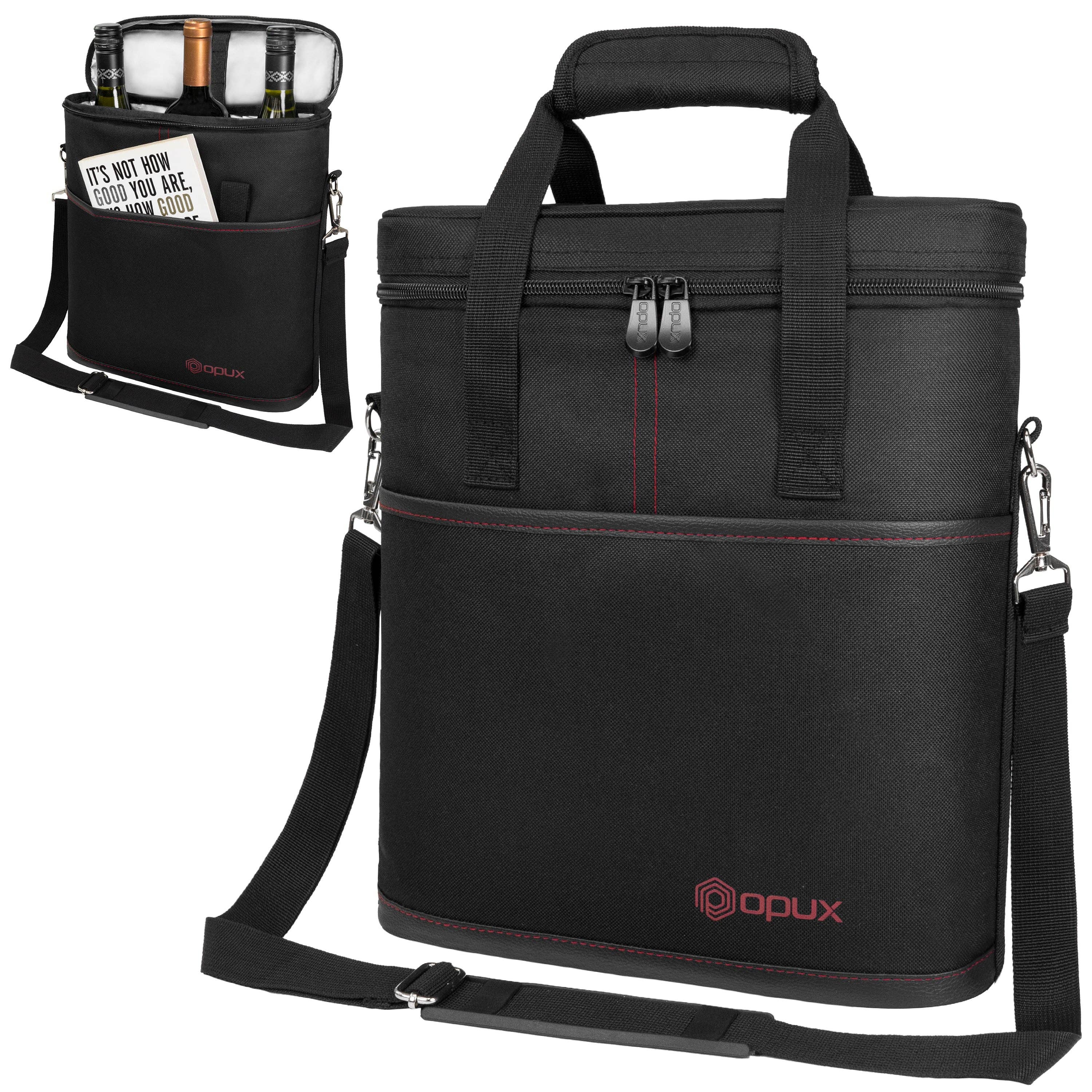 OPUX - Wholesale Wine Tote - 3 Bottle Wine Carrier Bag12