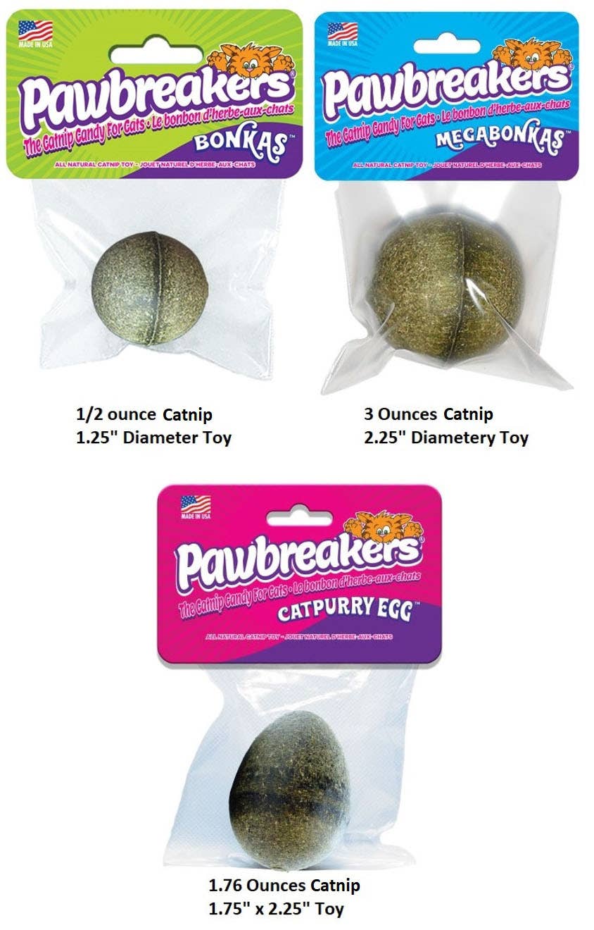 LickiMat / Klearwater Distribution - Wholesale Pet Toy - Cat - Bonkas by Pawbreakers - Catnip Candy Toy and Treat in One!