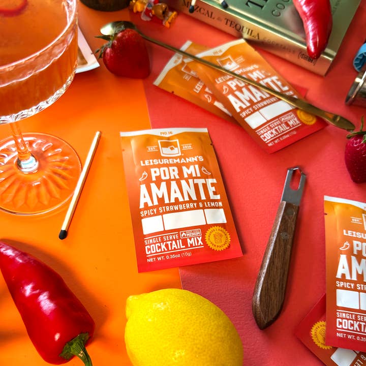 Leisuremann's Cocktail Mixes - Wholesale Cocktail Mix/Syrup - Por Mi Amante Single Serve Cocktail Mixer5