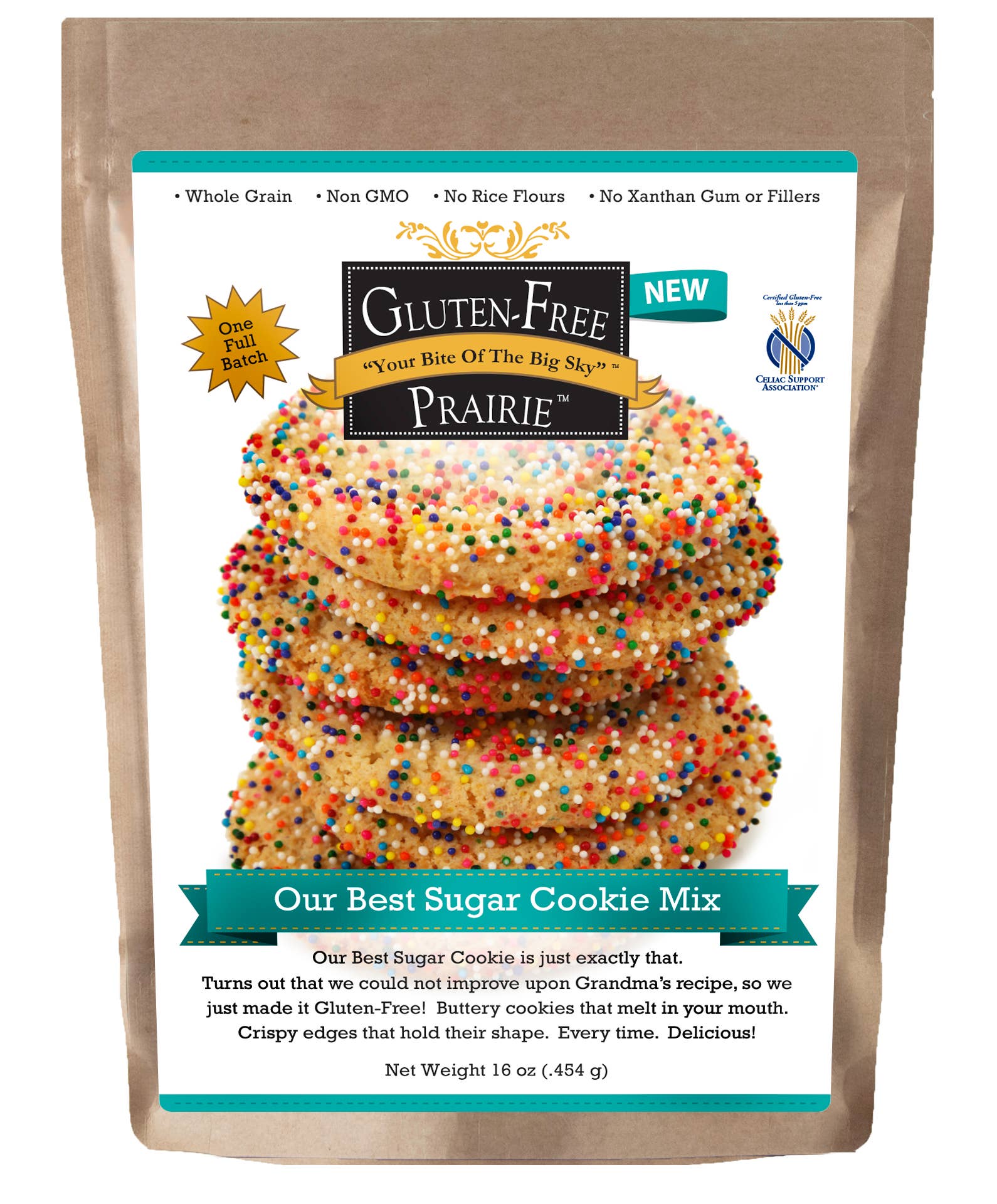 Miscela per i nostri migliori biscotti allo zucchero per la vendita all'ingrosso da parte di Gluten Free Prairie LLC