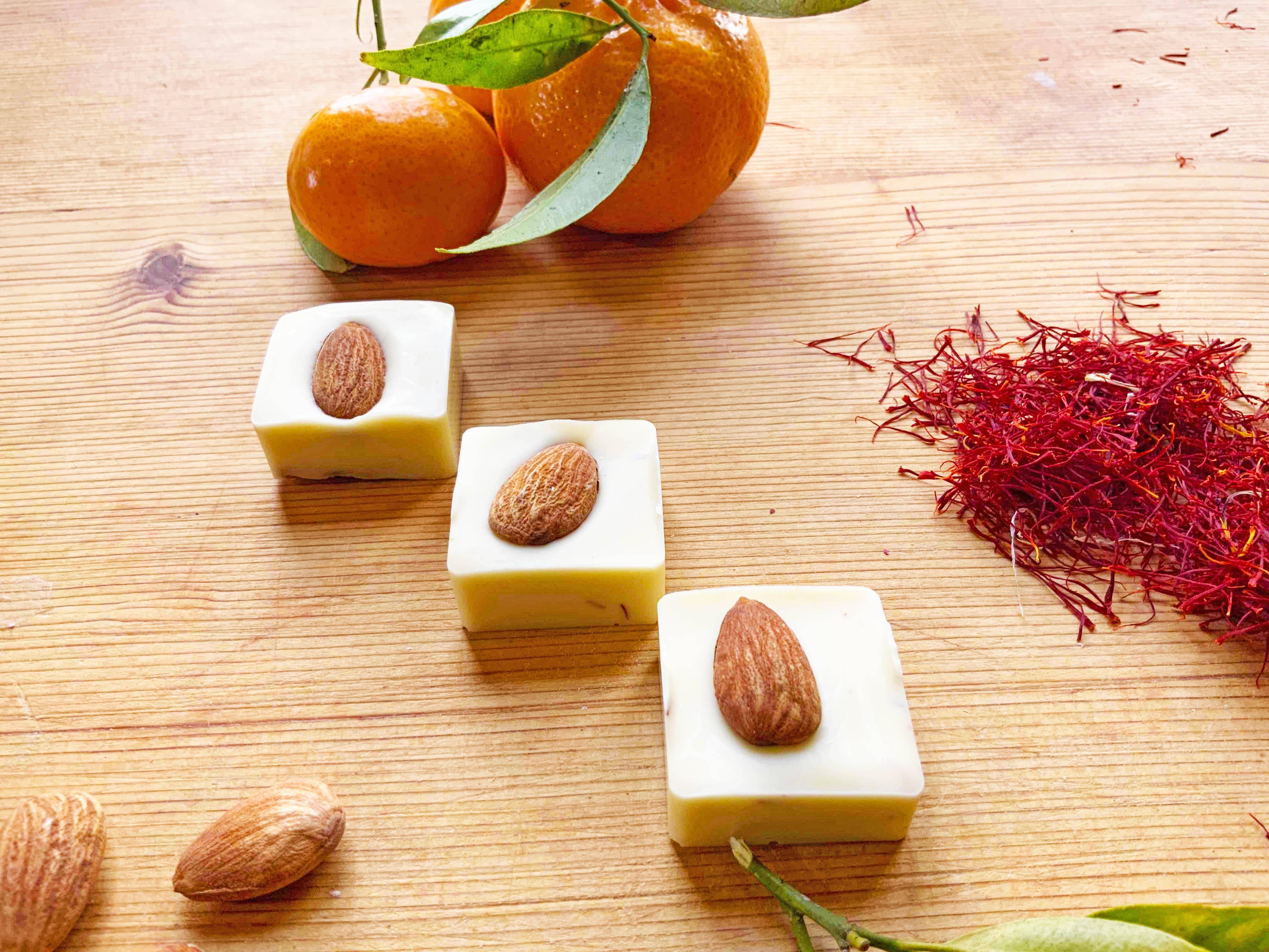 Alchimie di Circe - Wholesale Chocolate - Sortilegi White Magic Chocolates - Mandarin and Almond1
