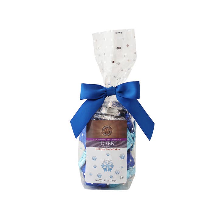 Vermont Nut Free Chocolates - Wholesale Chocolate - Solid Chocolate Snowflakes1