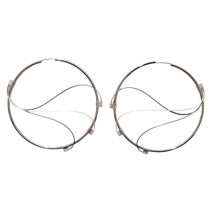 Triple Wave Hoops (XL) for wholesale by Meghan Patrice Riley