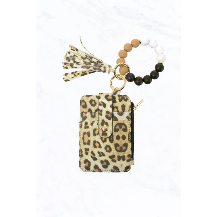 Suzie Q USA - Wholesale Keychain Bracelet - Silicone Bead Bracelet with Card Holder Keychain9