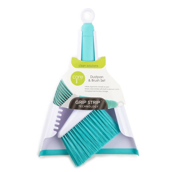 CORE KITCHEN Dust Pan/Brush 2pc Lg - SN/NS for wholesale by Core Home