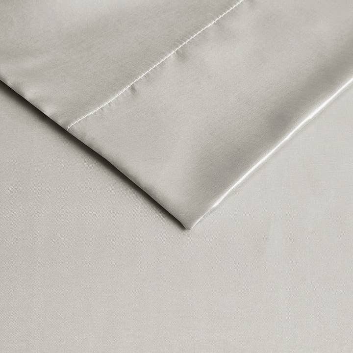 Olliix - Wholesale Bedding Pillowcase/Sham - 2-Pack Satin Pillowcases, Silver1