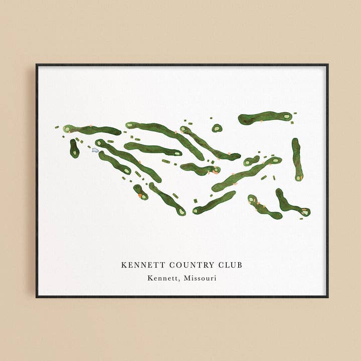 Kennett Country Club Golf Print for wholesale by ally aiken design