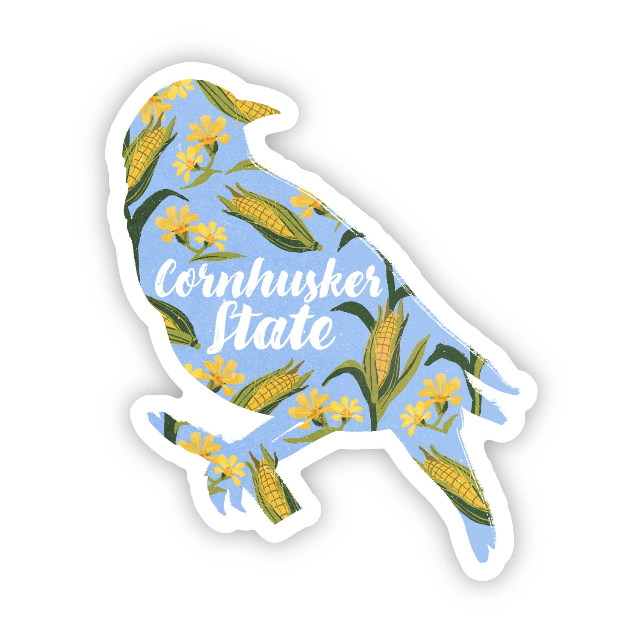 Big Moods - Wholesale Sticker - Cornhusker State Nebraska Bird Sticker0