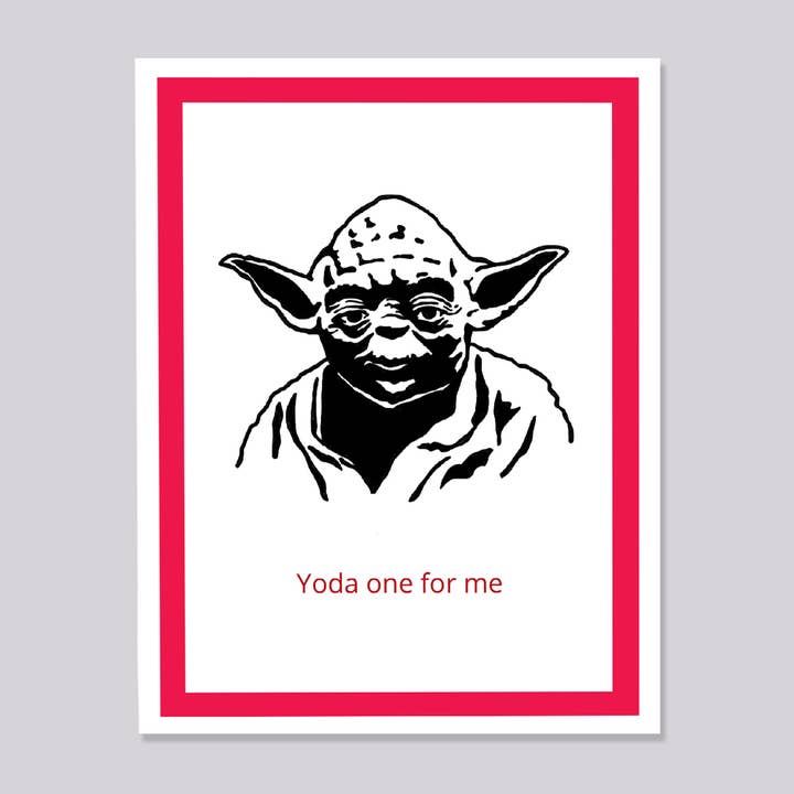 Star Wars Yoda One Card for wholesale by Design Corner