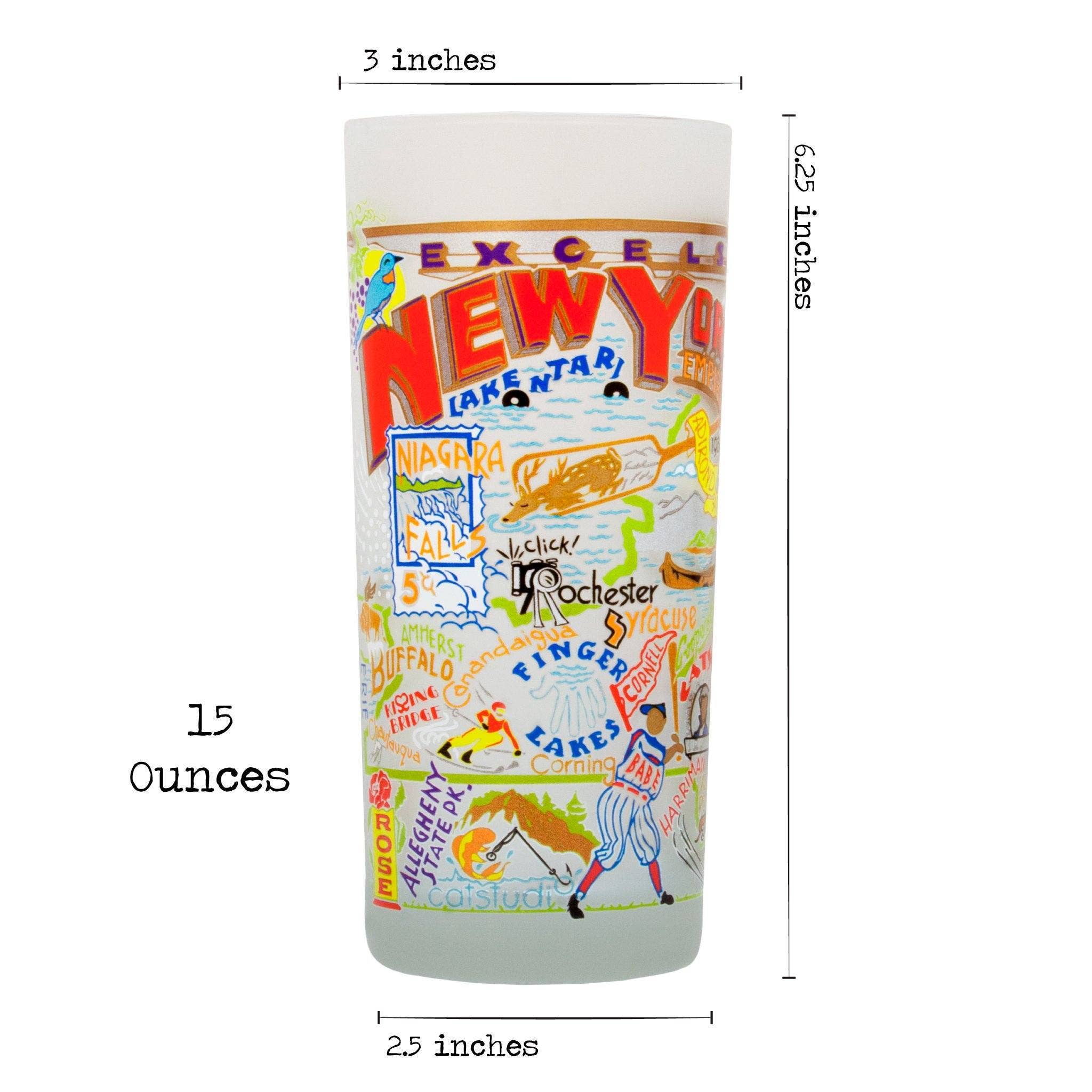 catstudio - Wholesale Drinking Glass/Cup - New York State Drinking Glass3