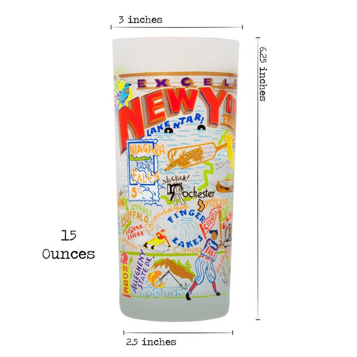 catstudio - Wholesale Drinking Glass/Cup - New York State Drinking Glass3
