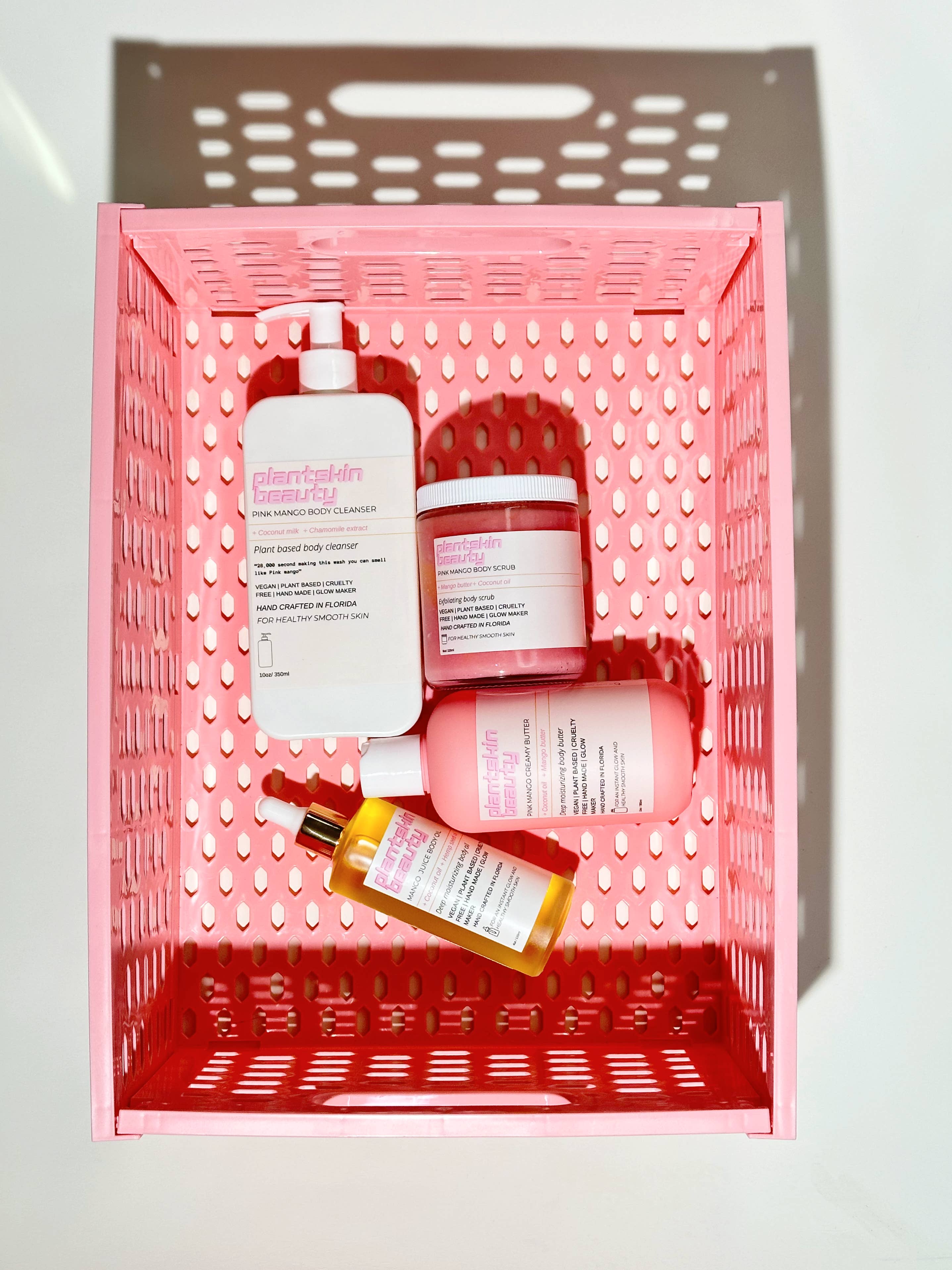 plantskinbeauty - Wholesale Bath & Body Set - PINK MANGO COMPLETE GLOW